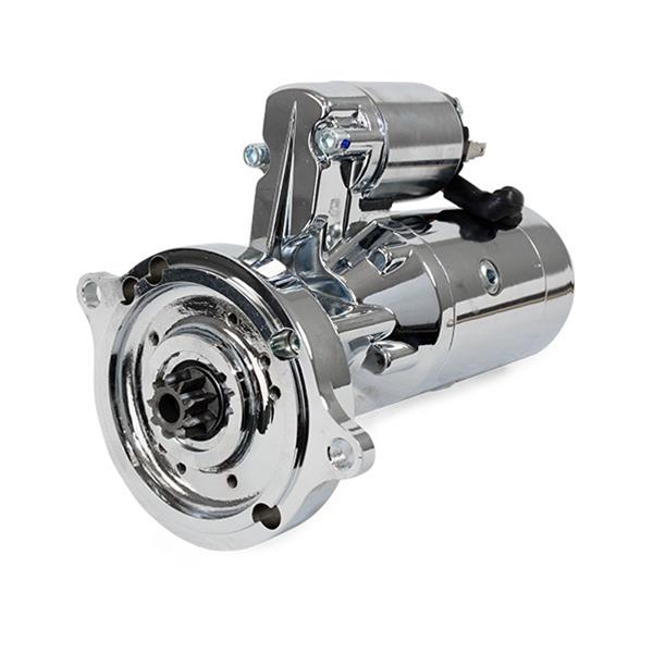 Top Street Performance High-Torque Starters JM7003C Starter, High-Torque, Tilton Style, Standard Rotation, Chrome, 3.75:1 Gear Reduction, Ford, Each