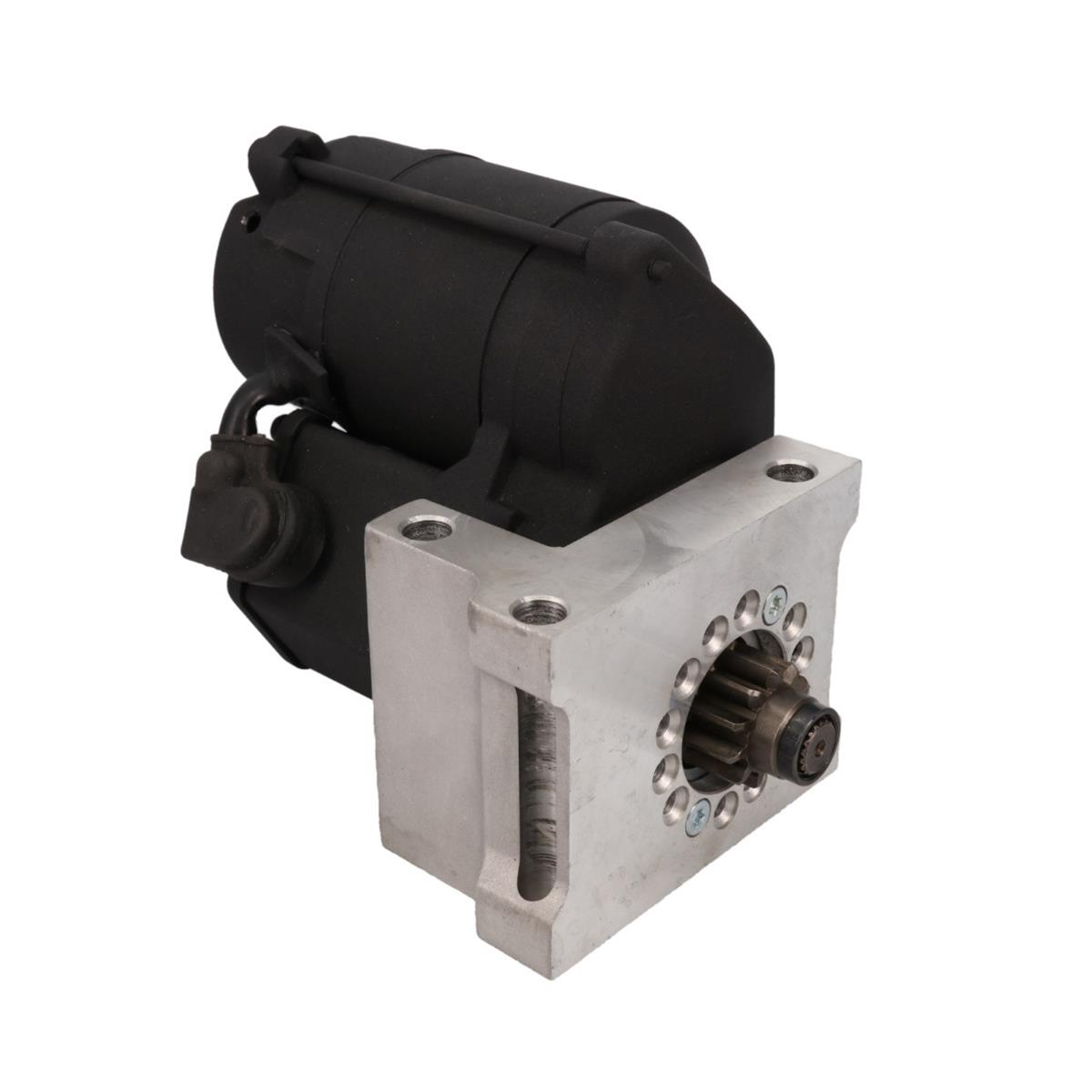Top Street Performance Starters JM7007ABK STARTER - CHEVY SB/BB, 1.9HP STARTER, STAGGERED MOUNT, 168 TOOTH FLYWHEEL, DENSO STYLE, ALL BLACK thumbnail 3