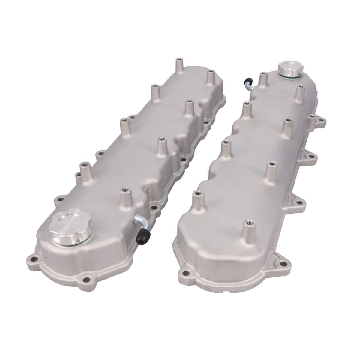 Top Street Performance LT Cast Aluminum Valve Covers JM8083-1 Covers, Aluminum, Tall, Perimeter Bolt, Use with Stock Coils/Brackets, Includes Gasket, Cap, Bolts, Clear Anodized, Chevy, Gen V, Pair
