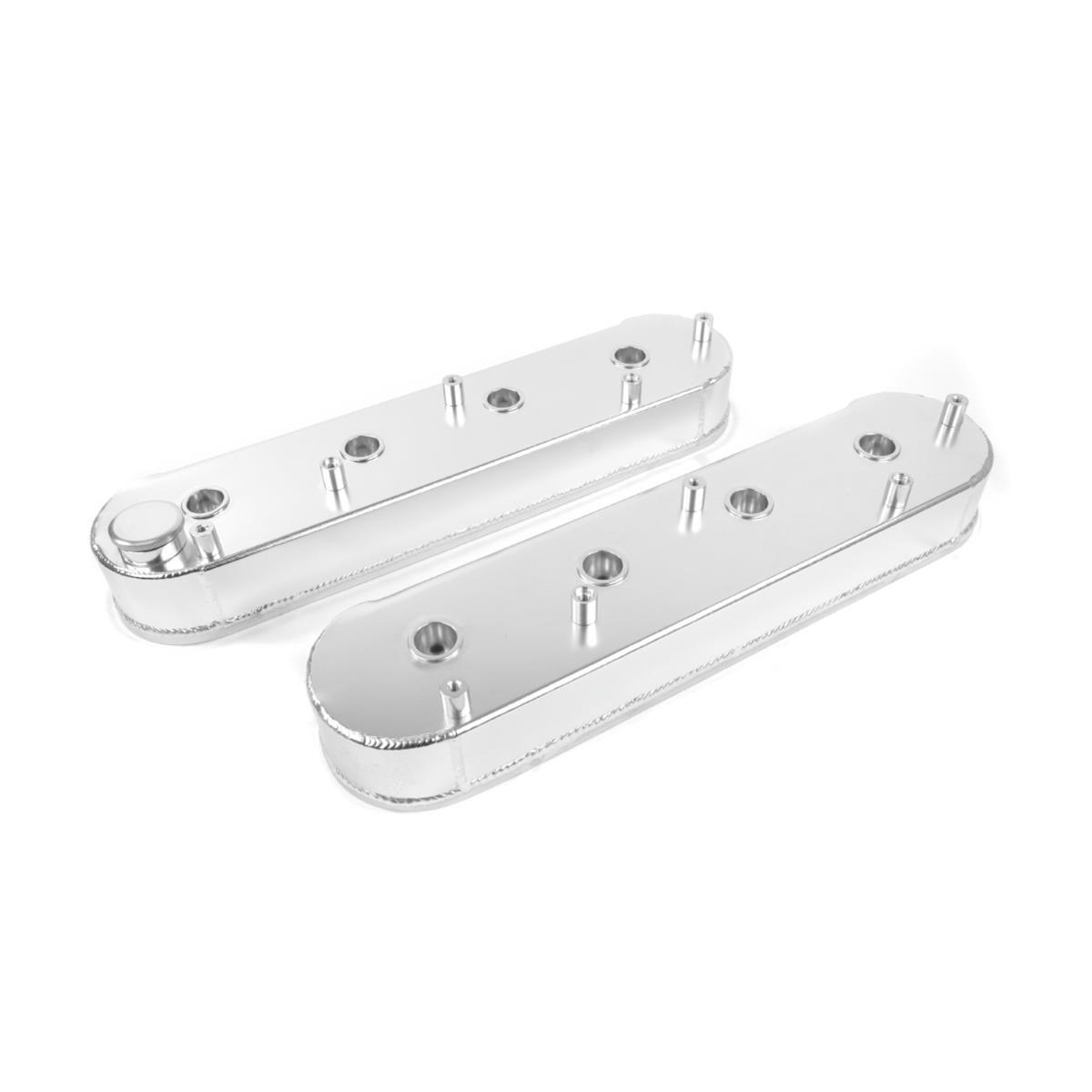 Top Street Performance Fabricated Aluminum Valve Covers JM8081-6CA ALUMINUM FABRICATED VALVE COVER - GM LS, WITH COIL MOUNTS, CLEAR ANODIZED thumbnail 2