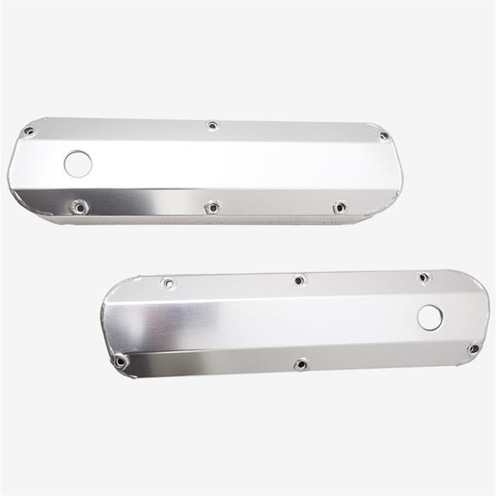 Top Street Performance Fabricated Aluminum Valve Covers JM8093-7CA ALUMINUM TALL FABRICATED VALVE COVER - FORD SB, LONG BOLT, WITH BREATHER HOLE, CLEAR ANODIZED thumbnail 3