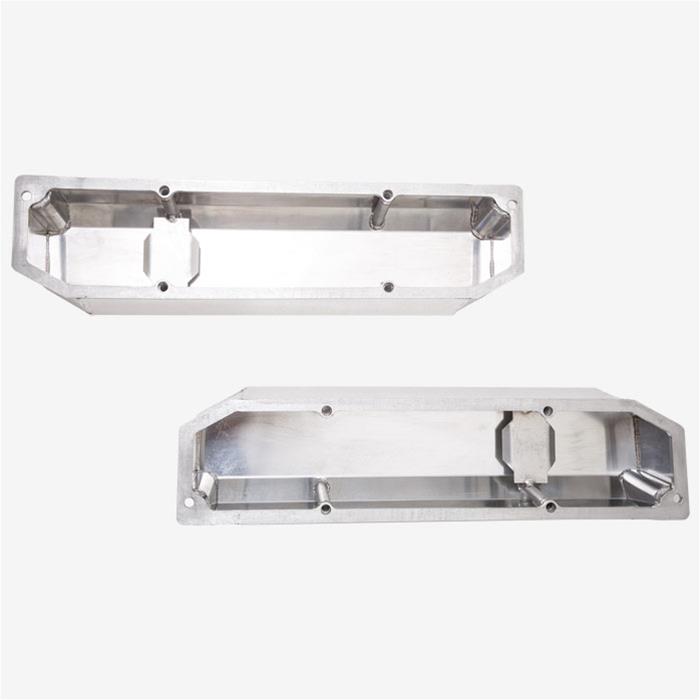 Top Street Performance Fabricated Aluminum Valve Covers JM8097-7P ALUMINUM TALL FABRICATED VALVE COVER - MOPAR BB, LONG BOLT, WITH BREATHER HOLE, POLISHED thumbnail 3