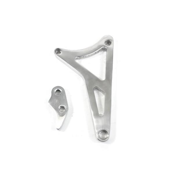 Top Street Performance Alternator Brackets JM9112P Bracket, Passenger Side, Billet Aluminum, Polished, Ford, Lincoln, Mercury, 351 Windsor, Kit