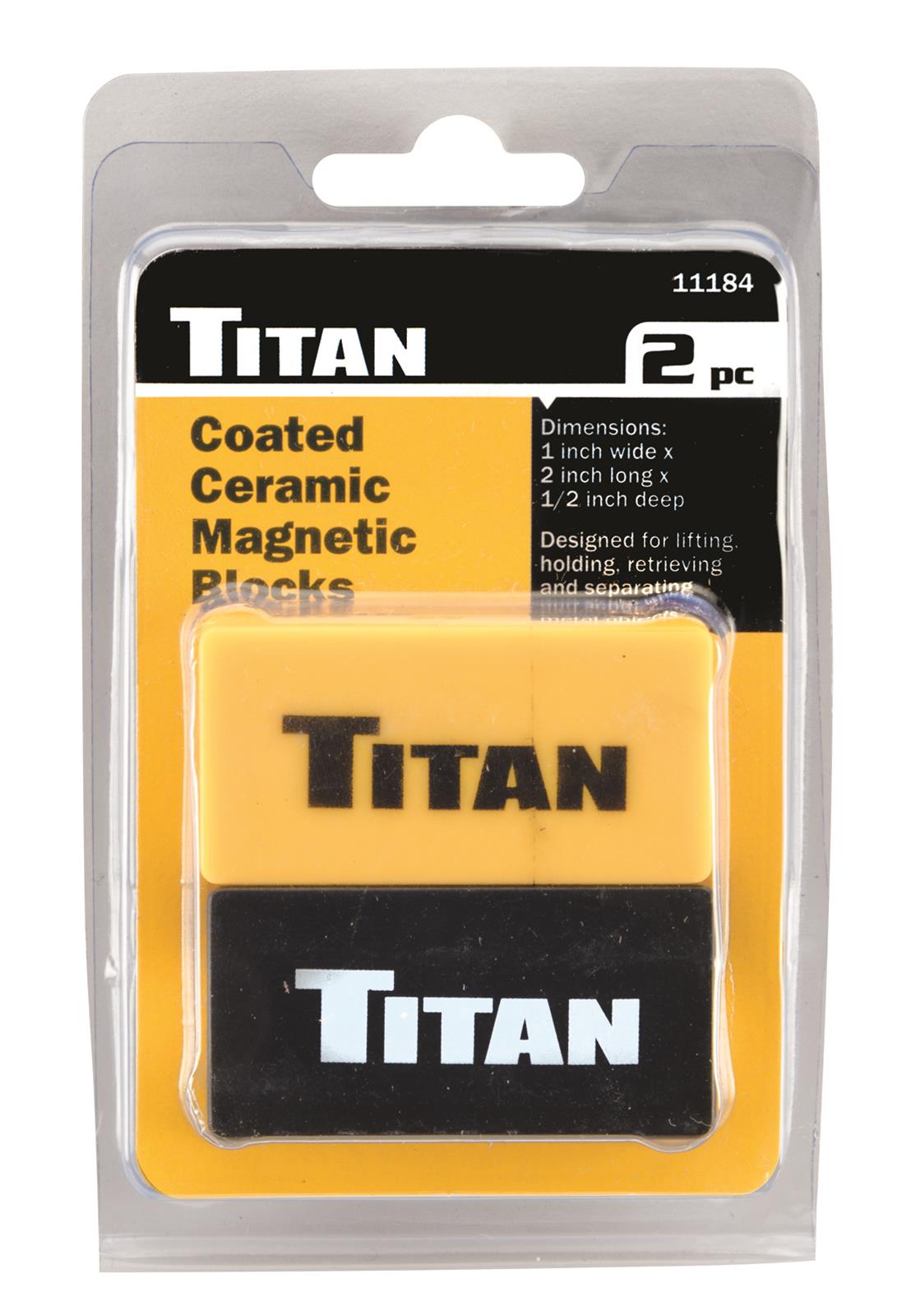 Titan Tools 11184 Titan Coated Ceramic Magnetic Blocks | Summit Racing