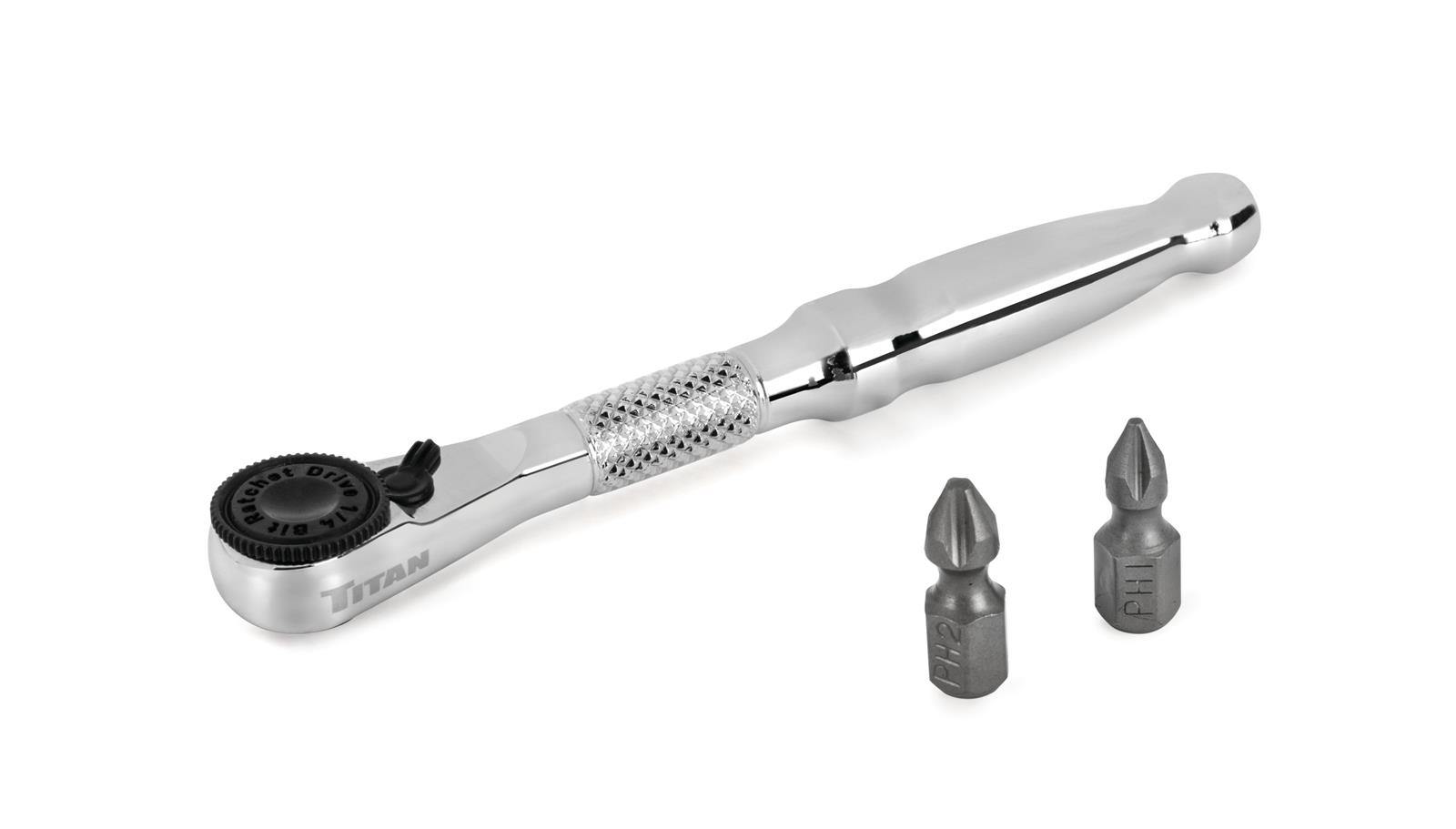 Titan Tools 11333 Titan 1/4 in. Drive Micro Ratcheting Bit Drivers ...