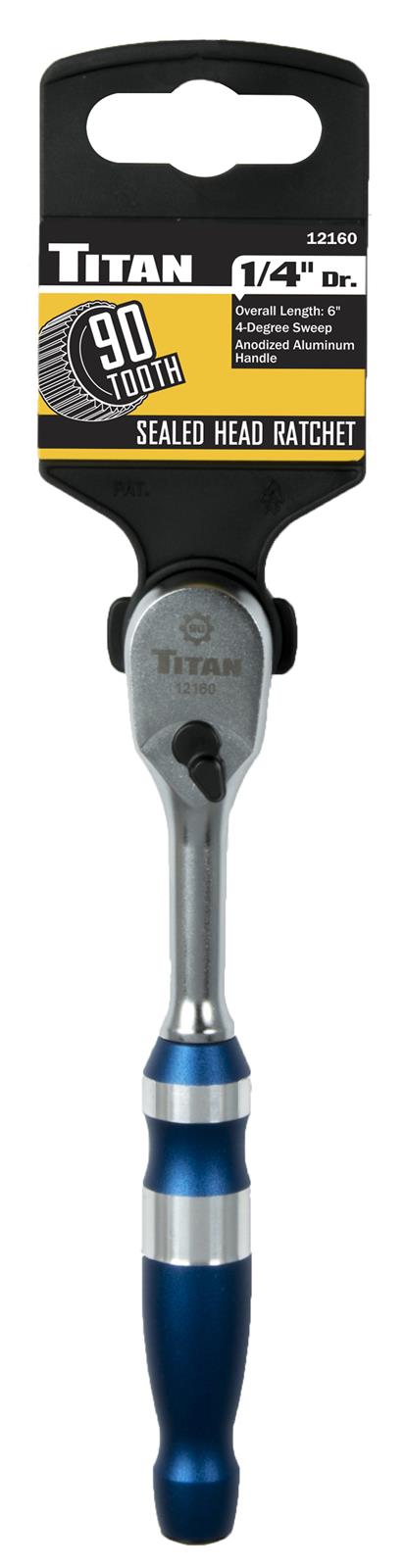 Titan Tools 12160 Titan 90-Tooth Flat Head Ratchets | Summit Racing