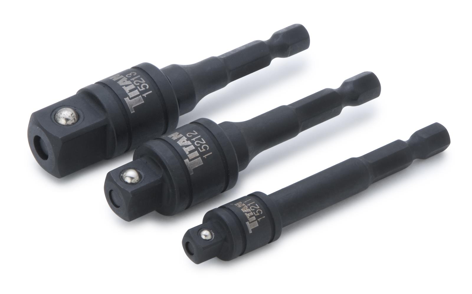 Titan Tools 15210 Titan 3 Piece Locking Socket Adapters Summit Racing