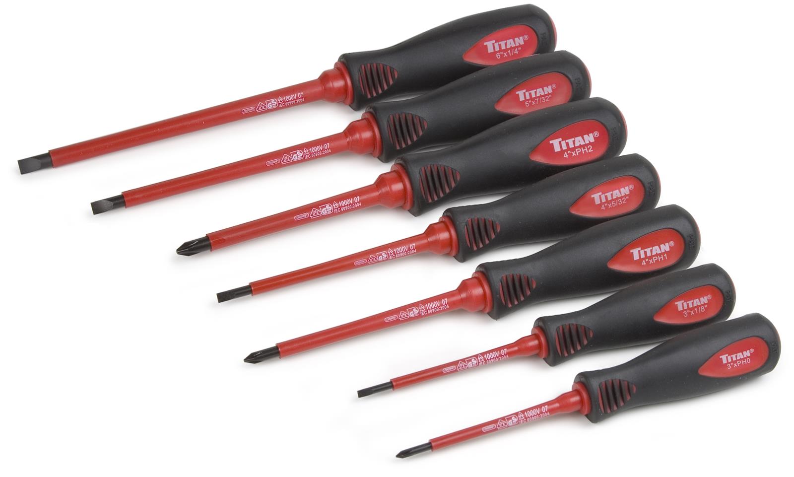 Titan Tools 17237 Titan Insulated Electrical Screwdrivers Summit Racing