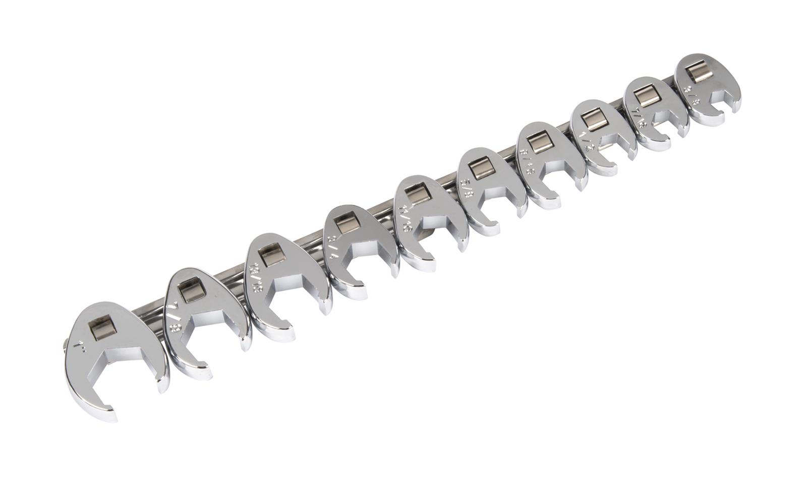 Titan Tools 17296 Titan 10-Piece SAE Flare Nut Crowsfoot Wrench Sets