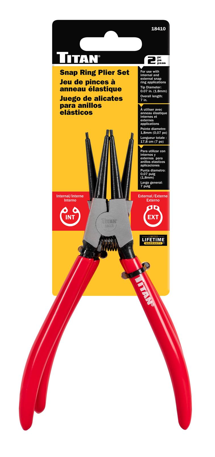 Titan Tools 18410 Titan Lock Ring Pliers | Summit Racing