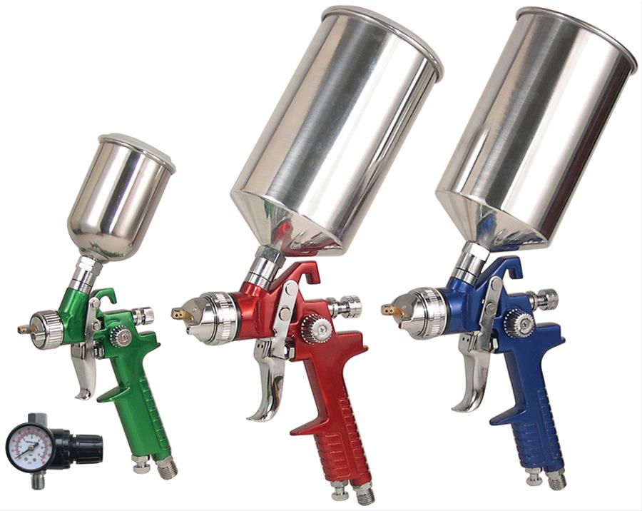 Titan Tools 19221 Titan Vaper 4-Piece HVLP Triple Setup Spay Gun