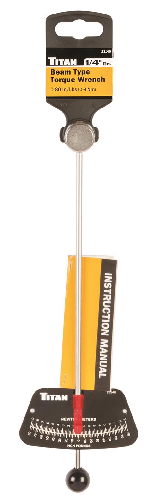 Titan Tools 23140 Titan Drive Beam Type Torque Wrenches Summit Racing