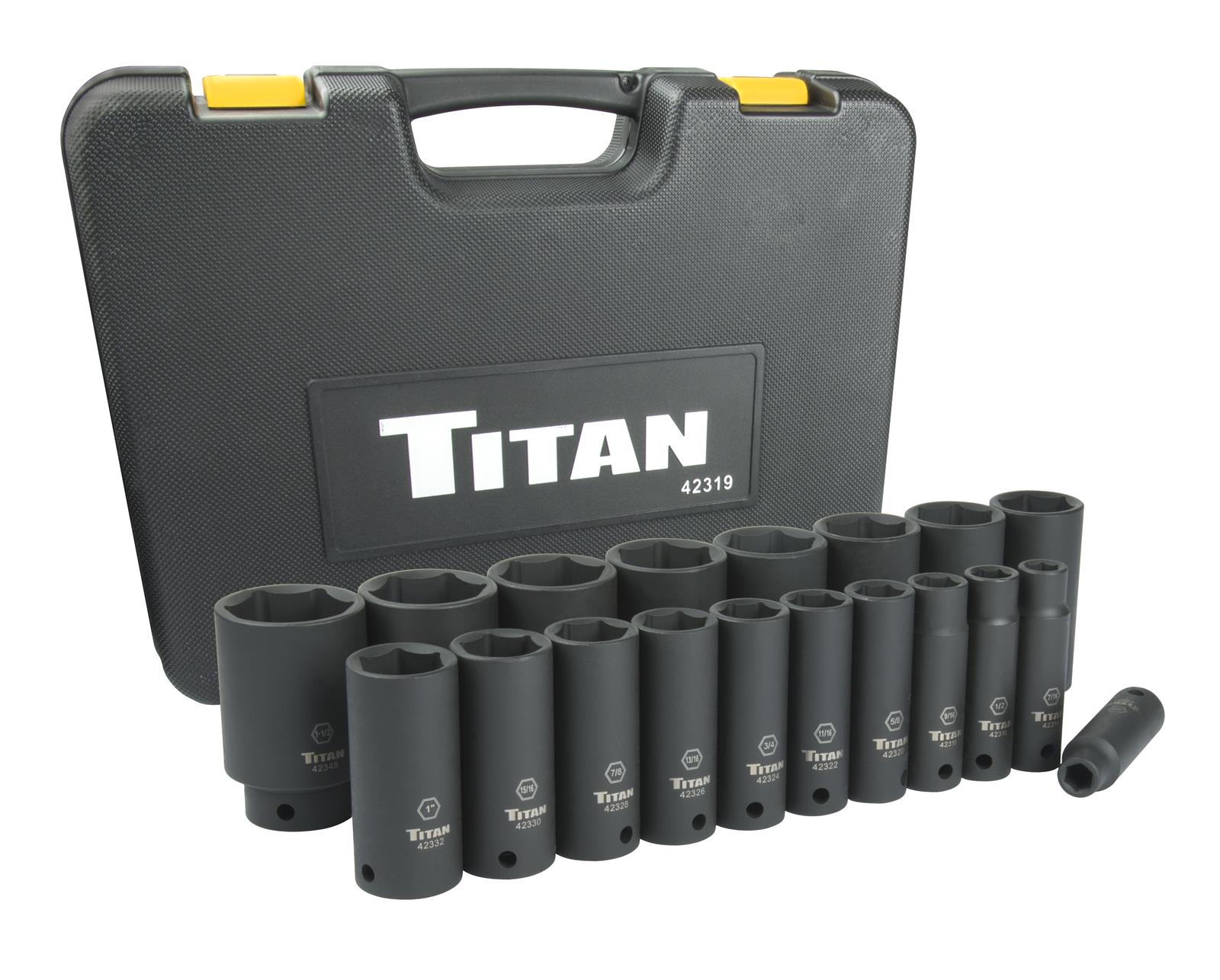 Titan Tools 42319 Titan Impact Socket Sets Summit Racing 