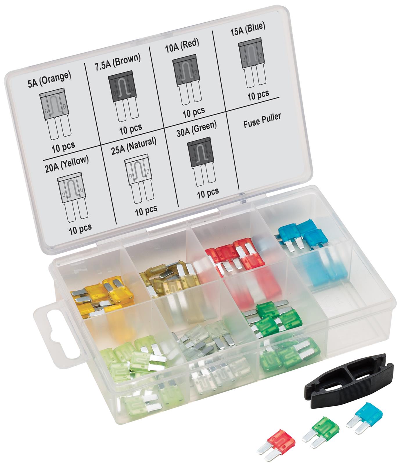 Titan Tools 45231 Titan 71-Piece Micro 2 Blade Fuse Assortment