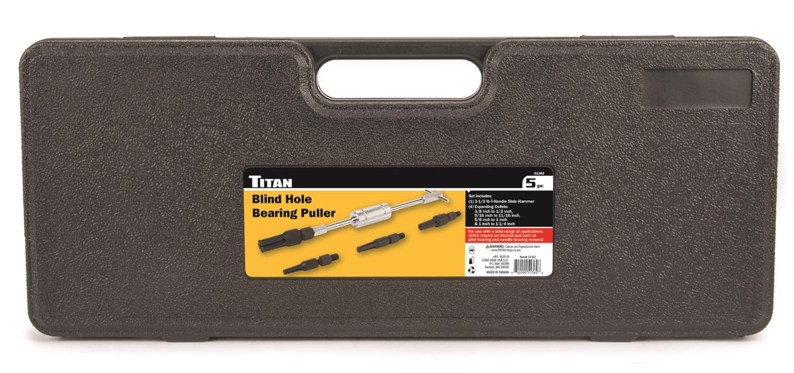 Titan Tools 51362 Titan Blind Hole Bearing Puller Sets | Summit Racing
