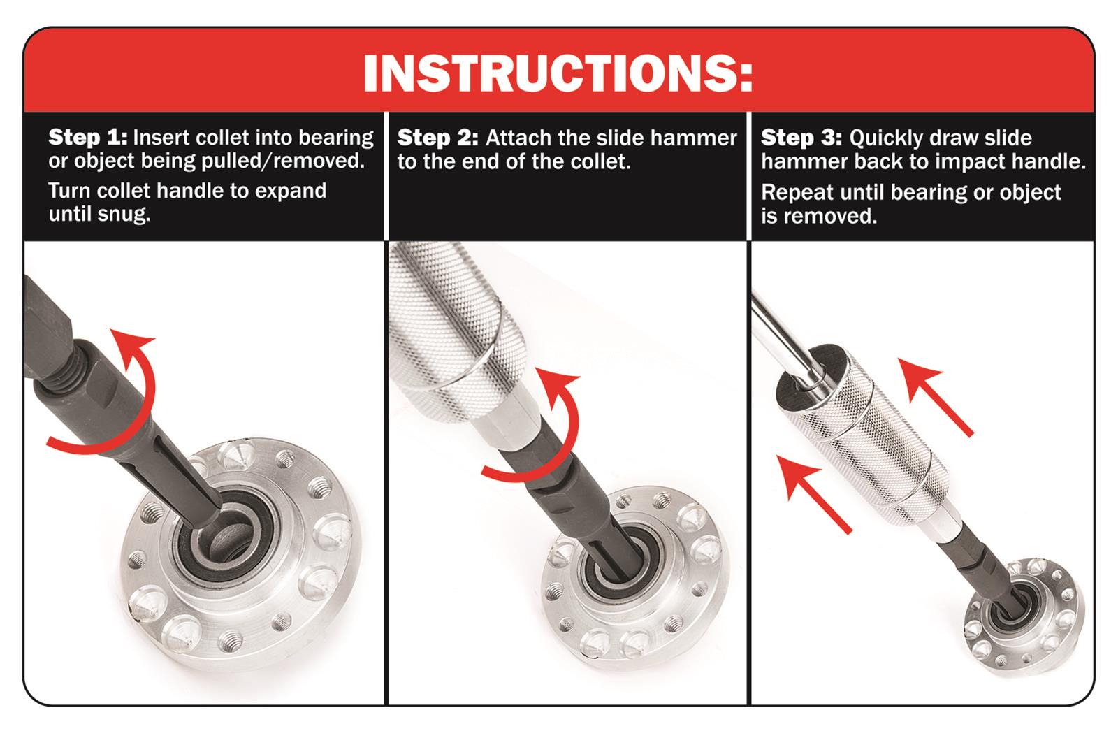 Titan Tools 51362 Titan Blind Hole Bearing Puller Sets | Summit Racing