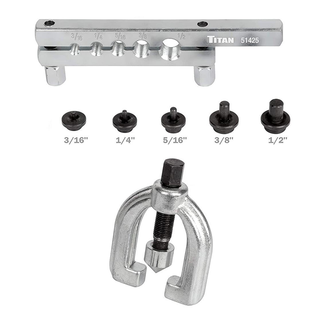 Titan Tools 51425 Titan Double Flaring Tool Sets Summit Racing