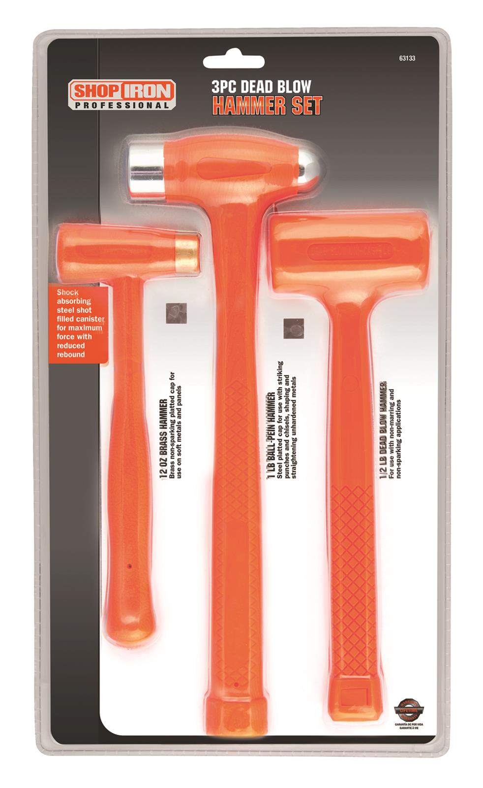 Titan Tools 63133 Titan 3-Piece Dead Blow Hammer Sets | Summit Racing