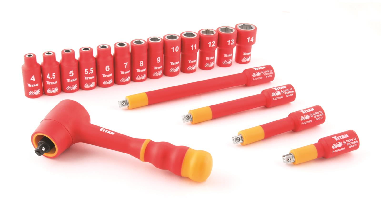 Titan Tools 66100 Titan VDE Insulated Socket Sets | Summit Racing