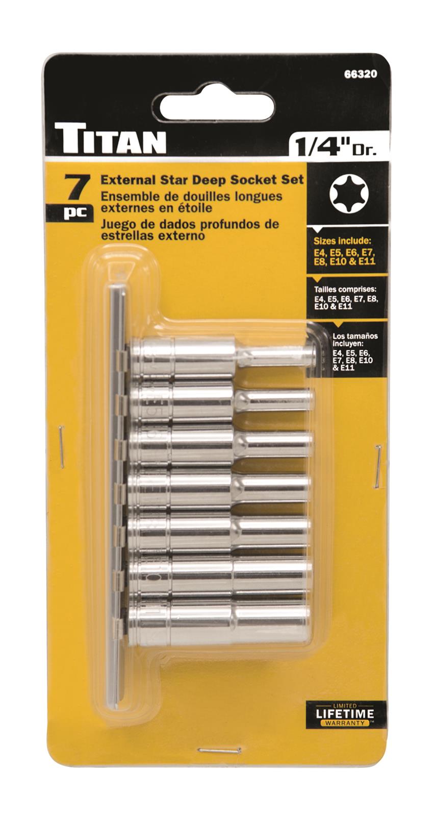 Titan Tools 66320 Titan External Torx Sockets | Summit Racing