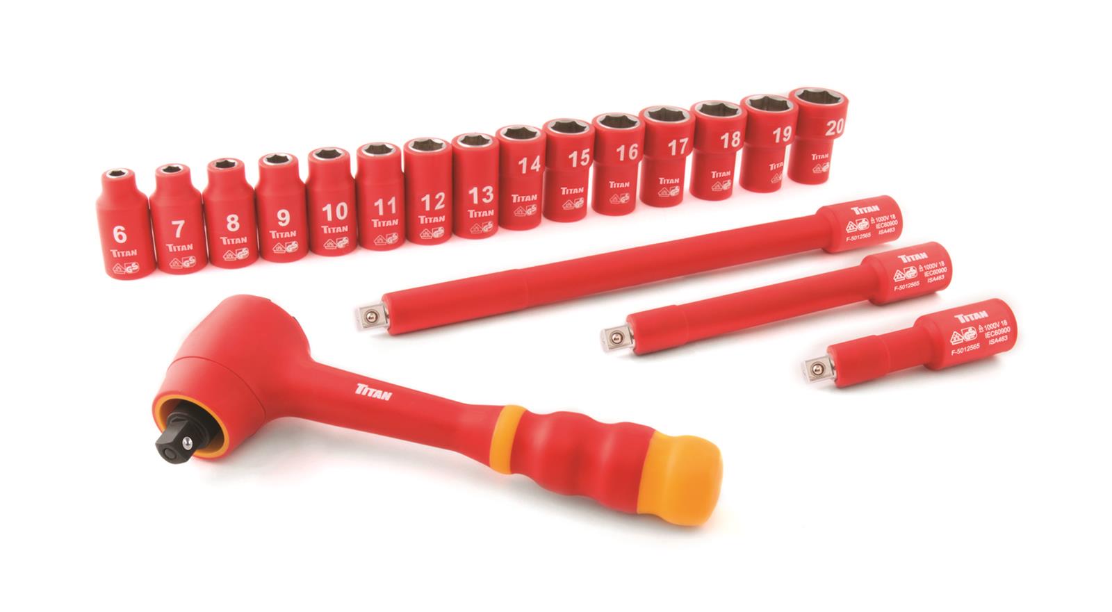 Titan Tools 68100 Titan VDE Insulated Socket Sets | Summit Racing