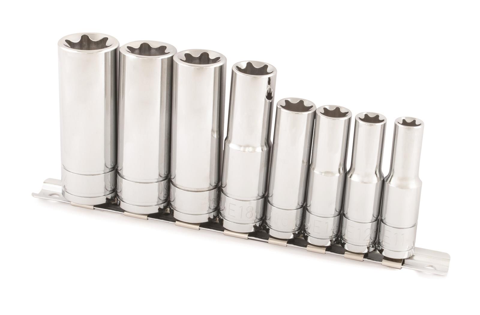スポーツ Microstars Other Sets Exclusive Set2 Titan Tools 68302 Titan 8-Piece Multi-Drive External Star Deep