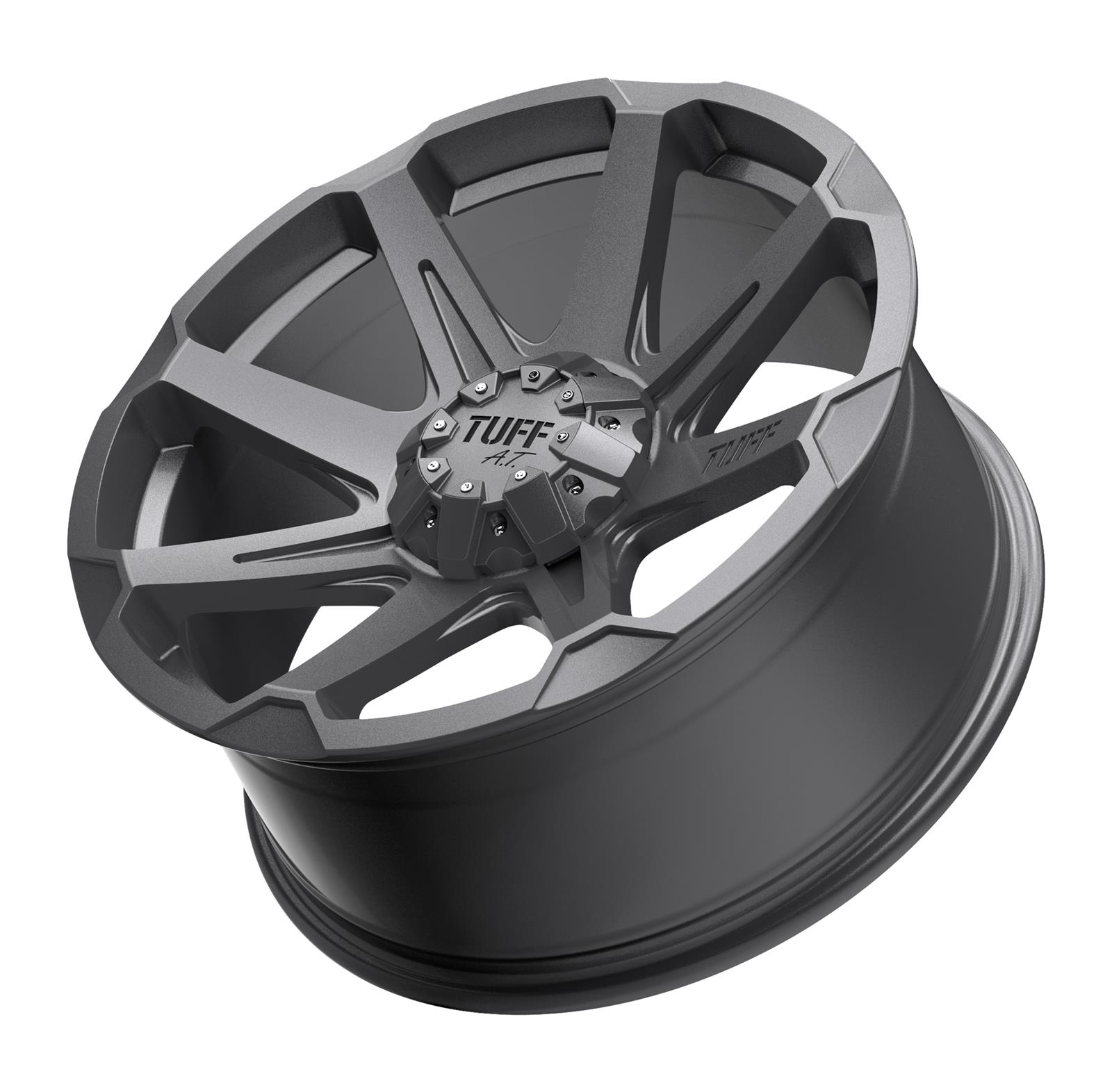 Tuff Wheels 2090T05205D70G78 Tuff Wheels T05 Satin Gunmetal Gray