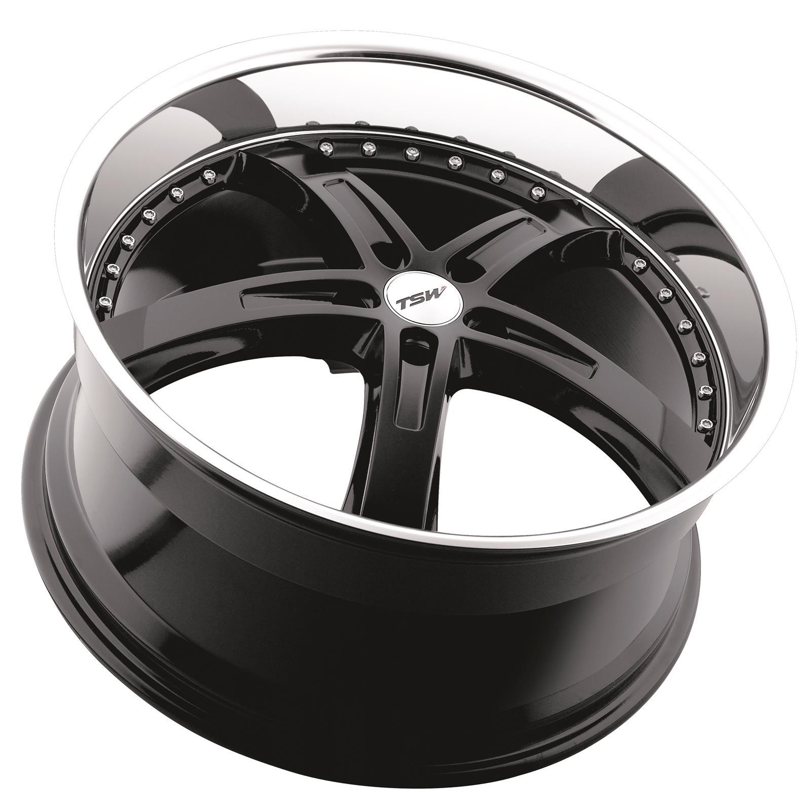 TSW Wheel 1880JAR205114B76 TSW Jarama Series Black Wheels | Summit
