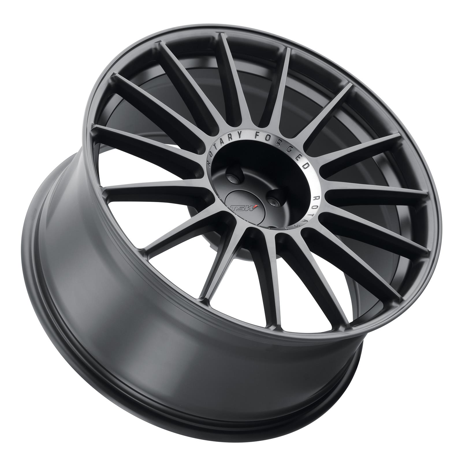 TSW Wheel 1780PDK405110B72 TSW Paddock Series Semi Gloss Black Wheels with Machined Tinted Ring