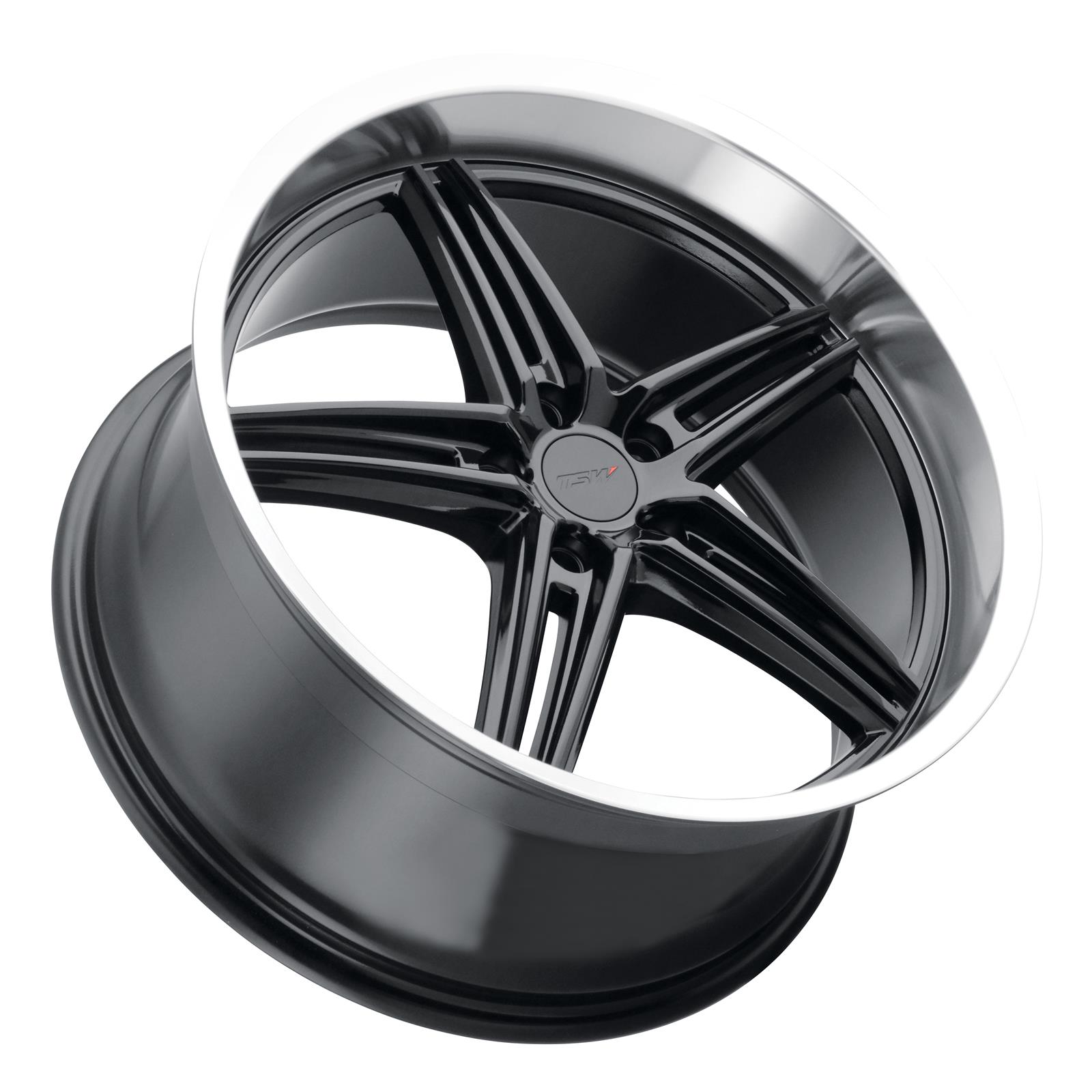 TSW Wheel 1910VRT255114B76 TSW Variante Series Gloss Black Wheels with ...