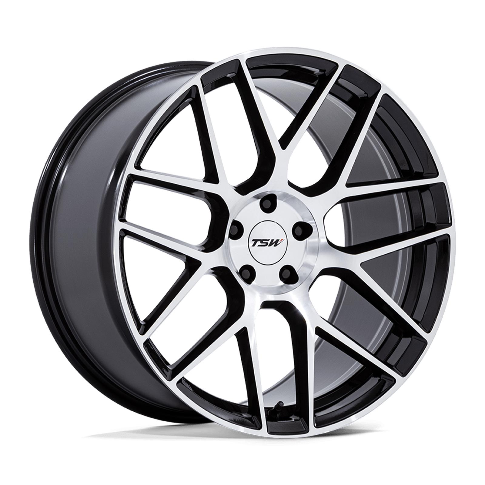 TSW Wheel TW002BD20905745 TSW TW002 Lasarthe Gloss Black Wheels