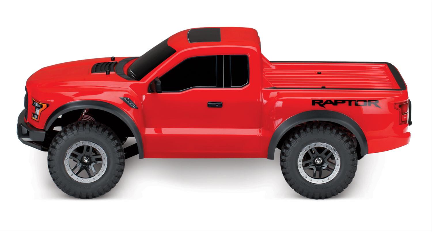 Traxxas 58094-1-RED Traxxas Ford F-150 SVT Raptor Replica Trucks