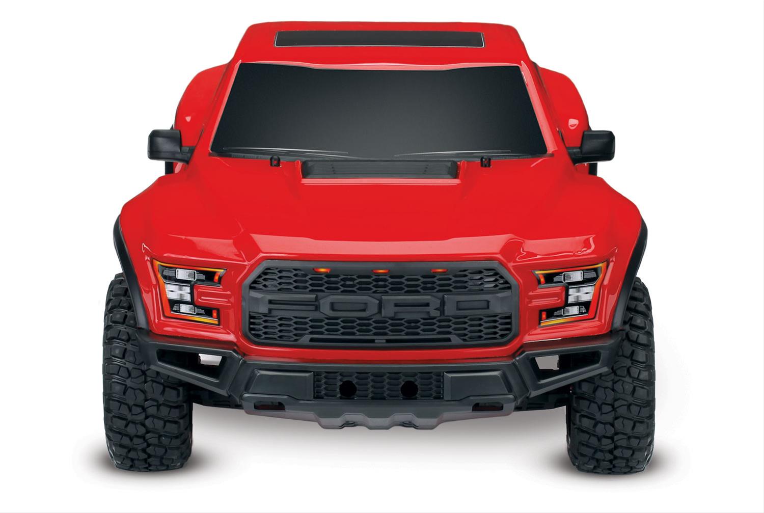 Traxxas 58094-1-RED Traxxas Ford F-150 SVT Raptor Replica Trucks