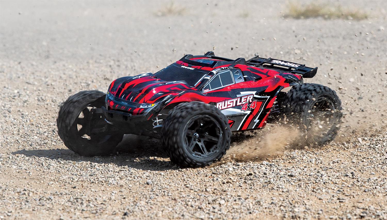 traxxas rustler red