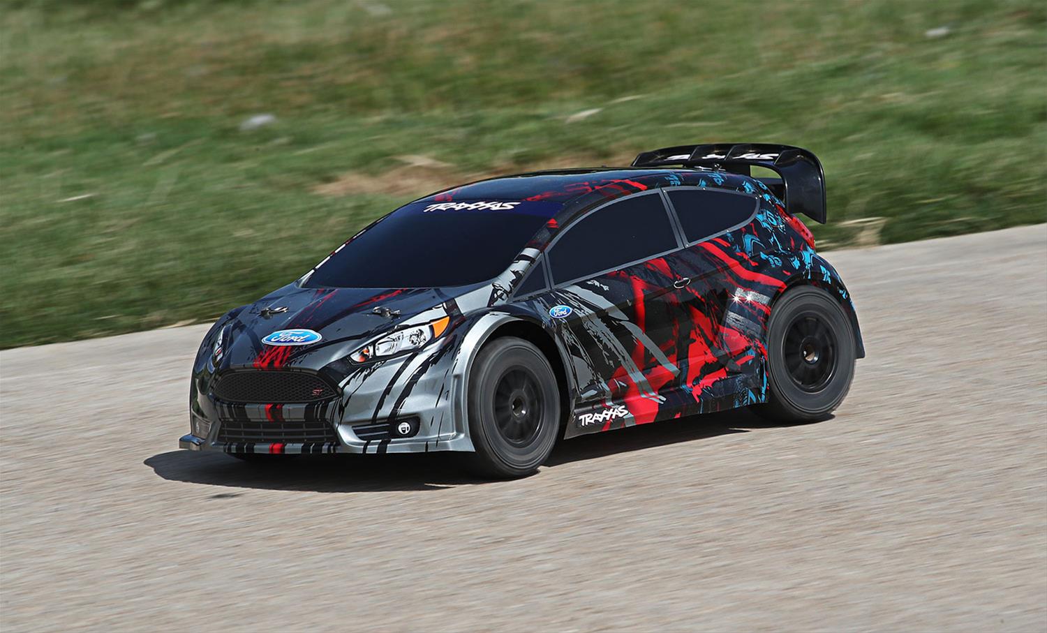 how fast does the traxxas ford fiesta go