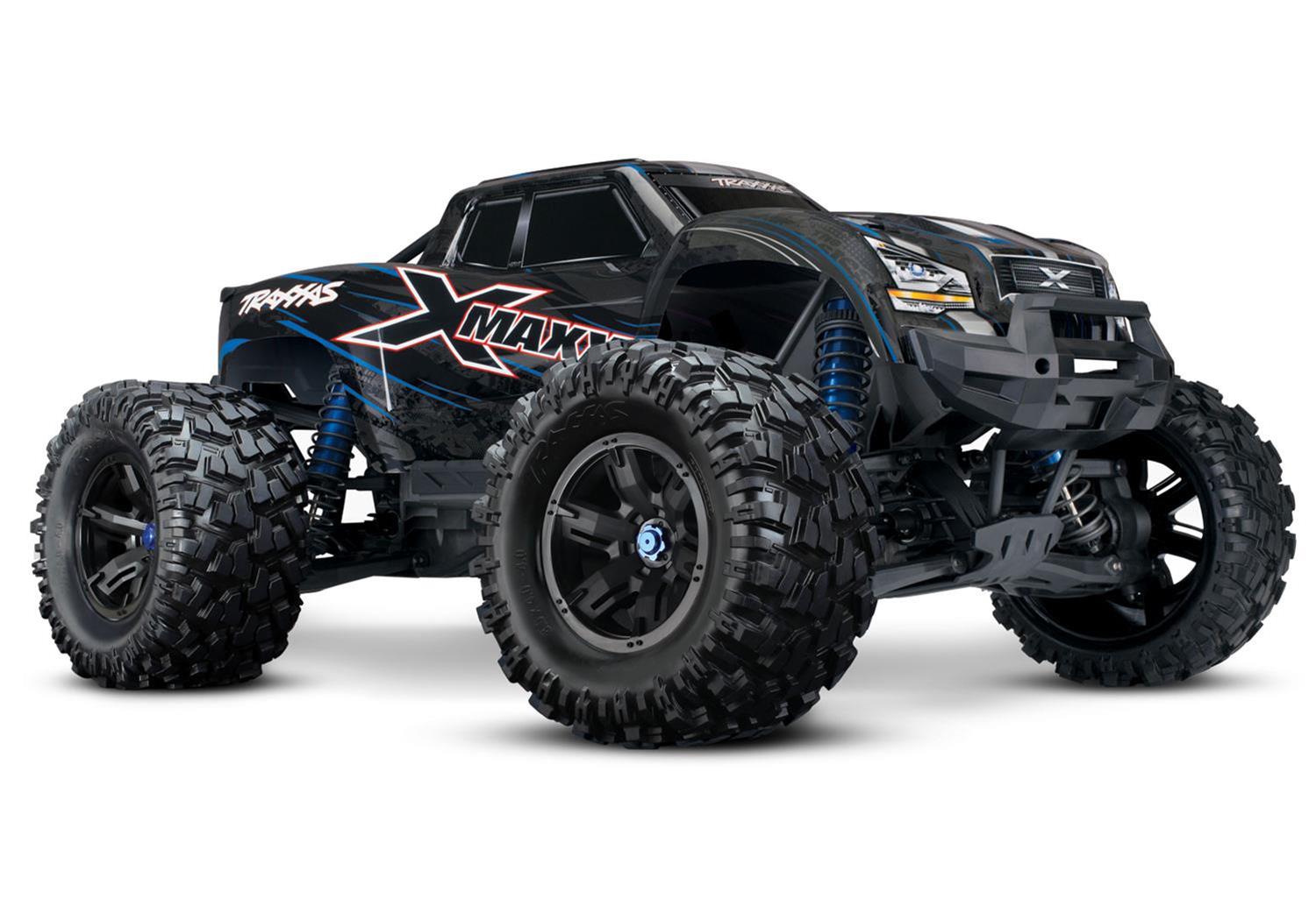 Traxxas 77086-4_BLUE Traxxas X-Maxx 8s Monster Trucks | Summit Racing