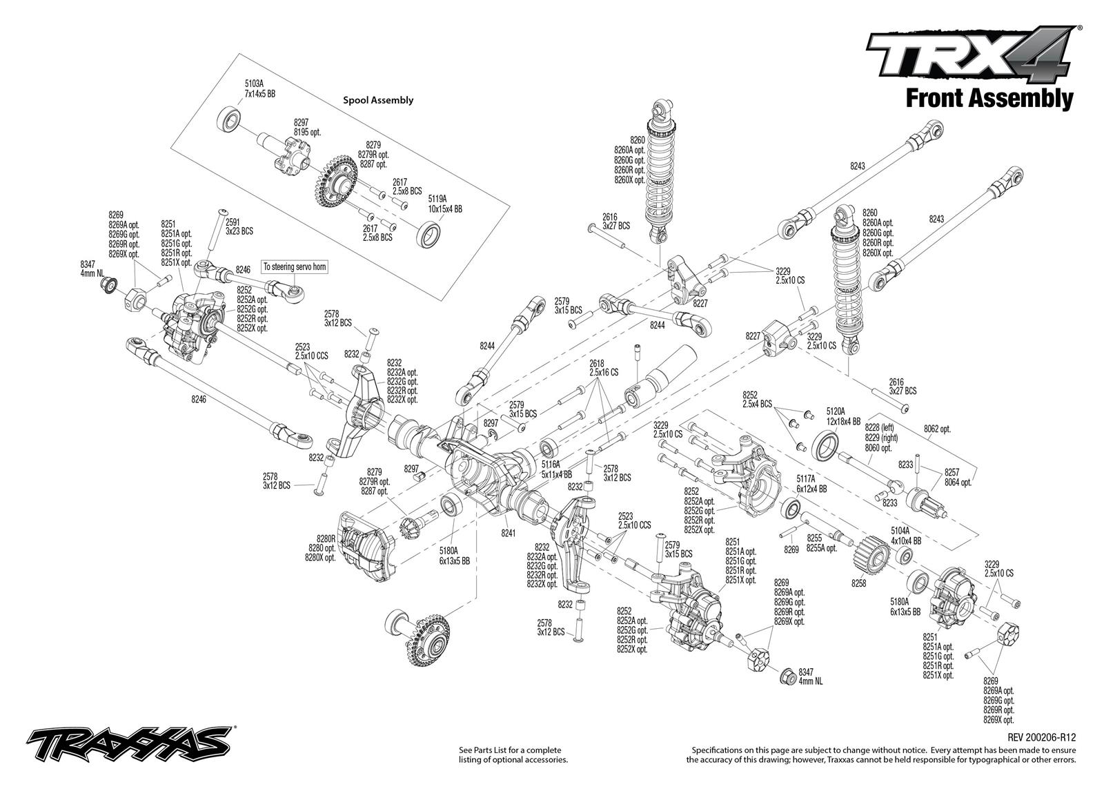 Parafango Interno E Supporti Corpo Senza Clip Per Traxxas TRX-4 Ford