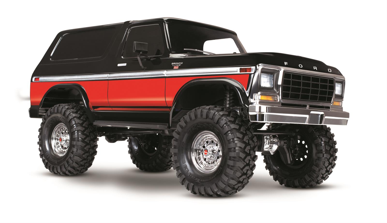 Traxxas 82046-4-RED Traxxas Ford Bronco Ranger XLT TRX-4 Trail Crawlers ...