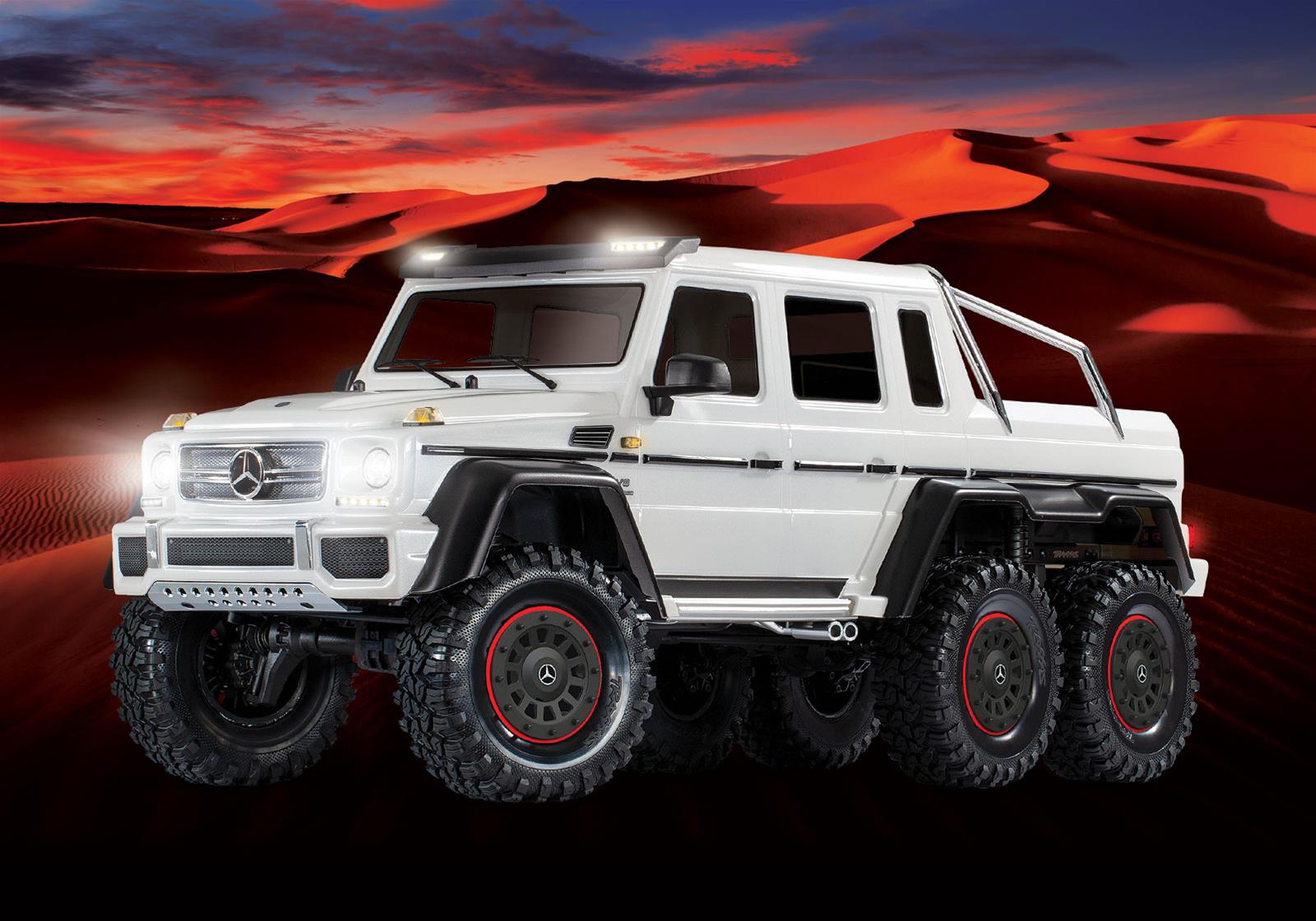 Traxxas 88096-4-WHT Traxxas Mercedes-Benz G 63 AMG 6x6 Trail