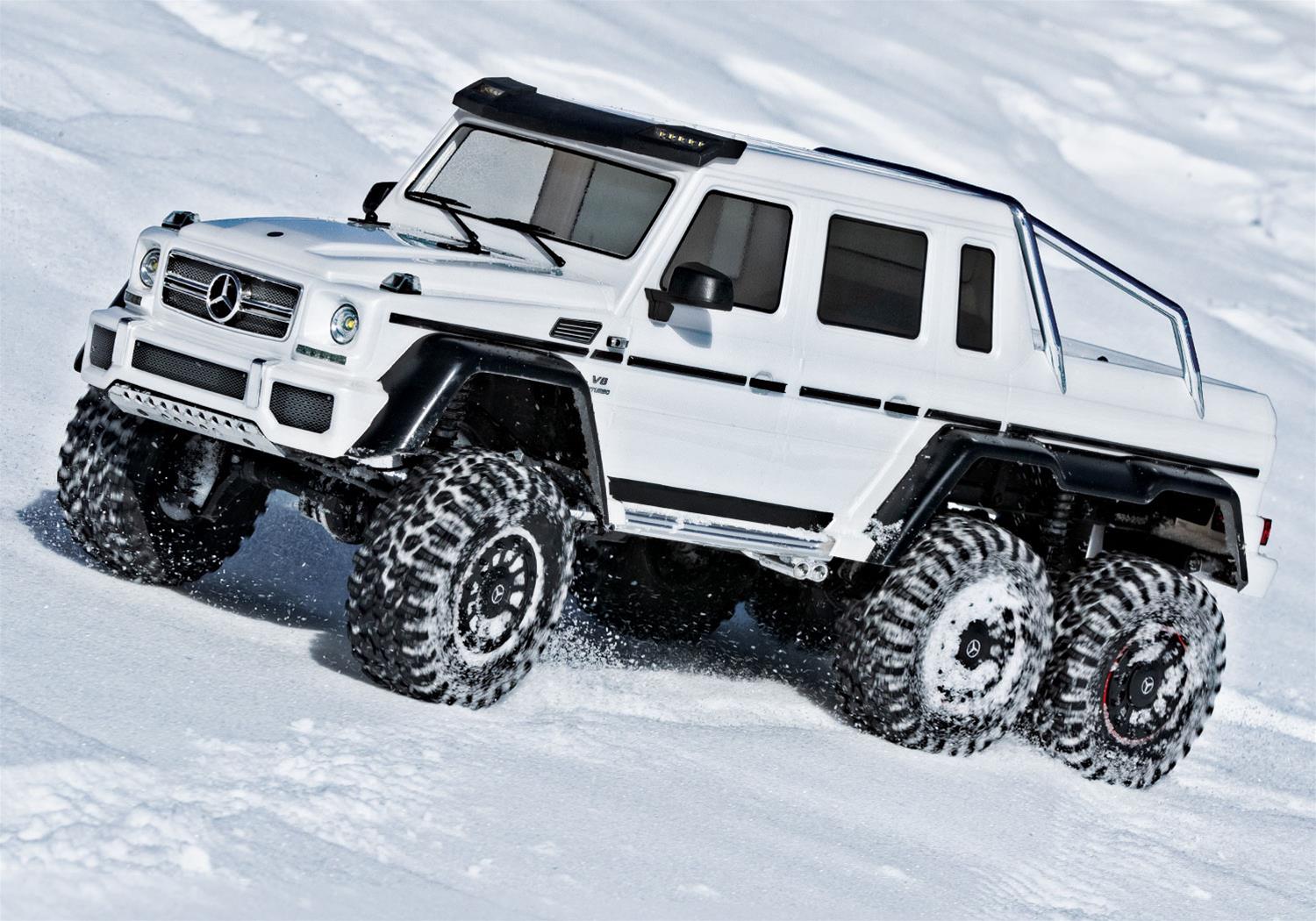 Traxxas 88096-4-WHT Traxxas Mercedes-Benz G 63 AMG 6x6 Trail