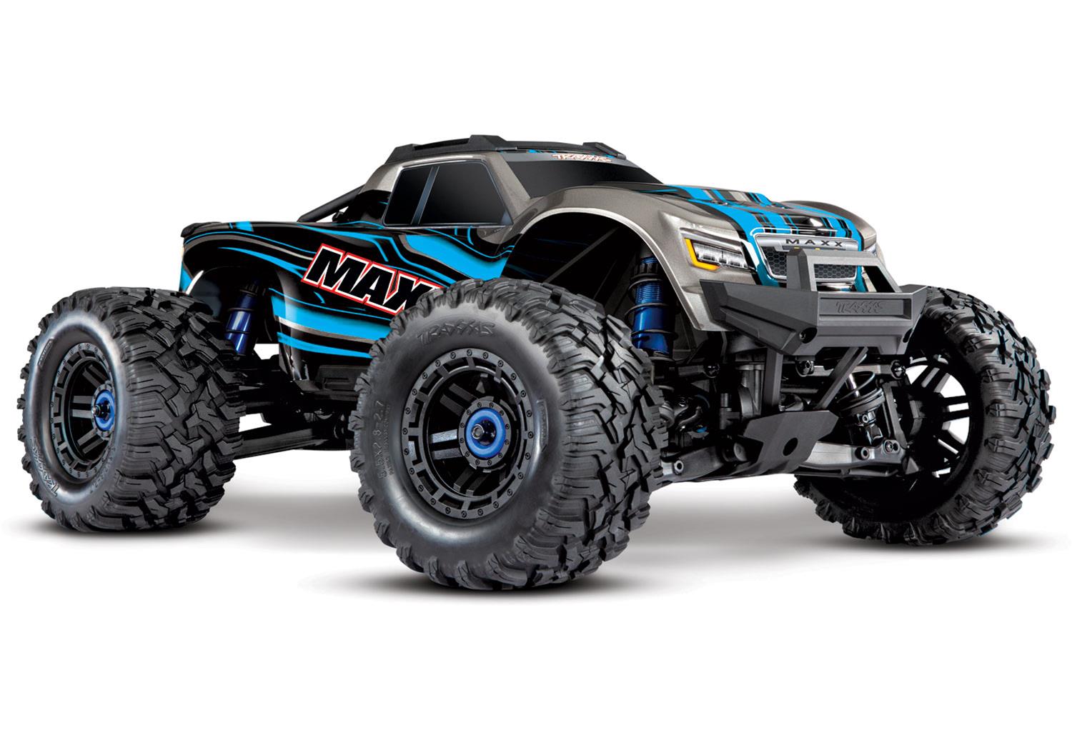 Traxxas 89076-4-BLUE Traxxas Maxx Monster Trucks | Summit Racing