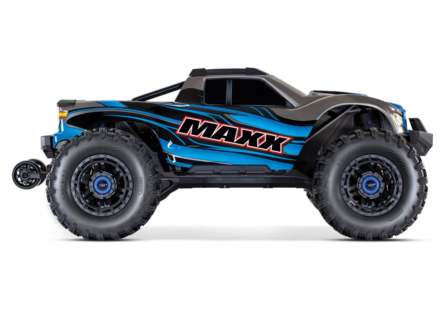Traxxas 89076-4-BLUE Traxxas Maxx Monster Trucks | Summit Racing