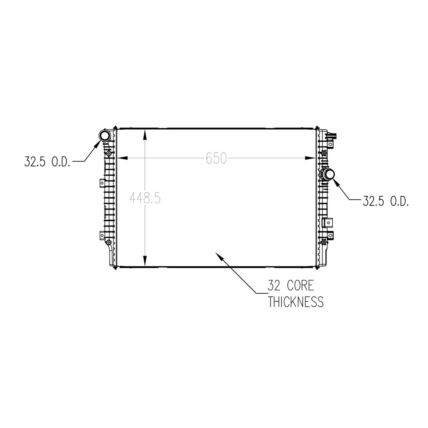 TYC 13272 TYC Radiators | Summit Racing