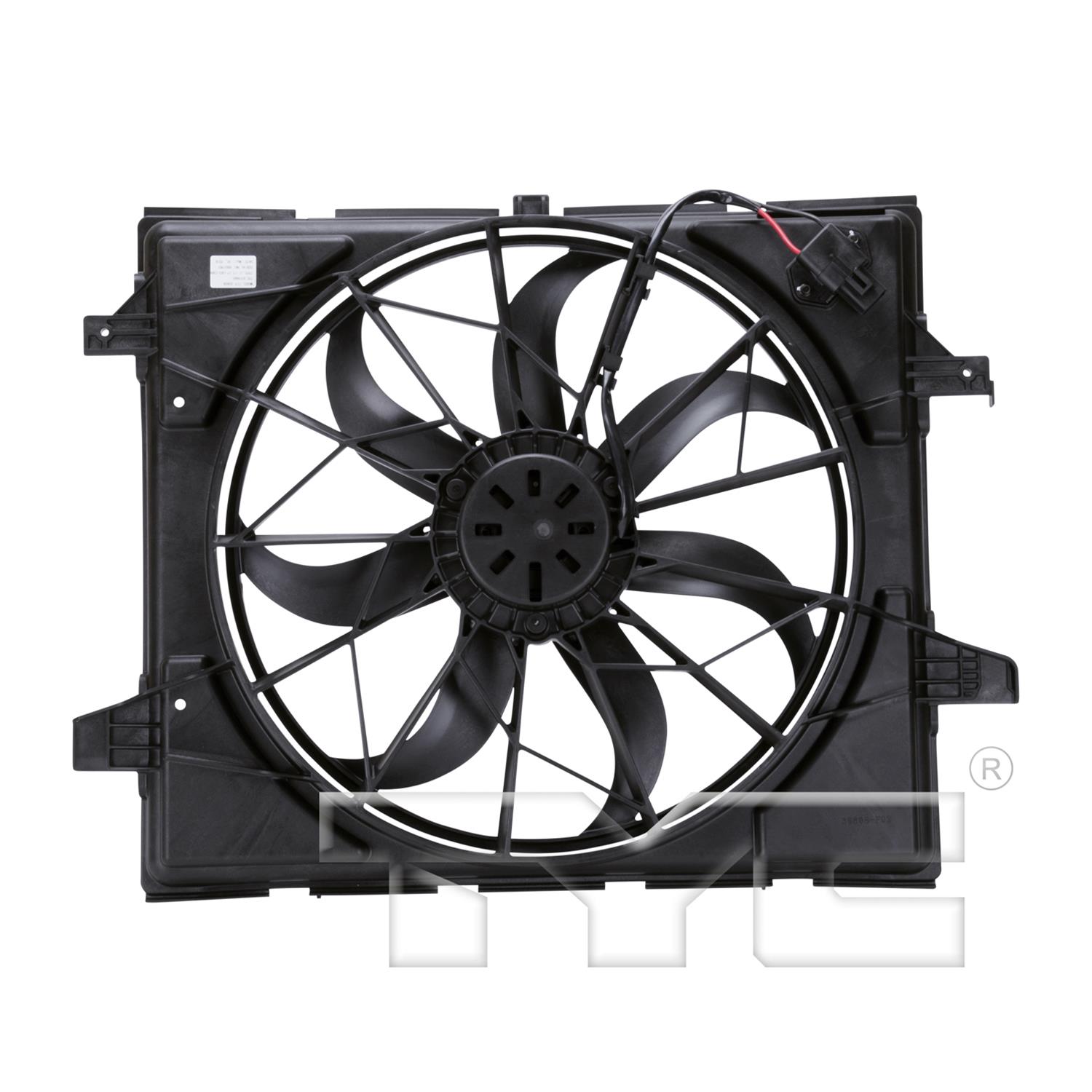 TYC 622660 TYC Cooling Fan Assemblies Summit Racing