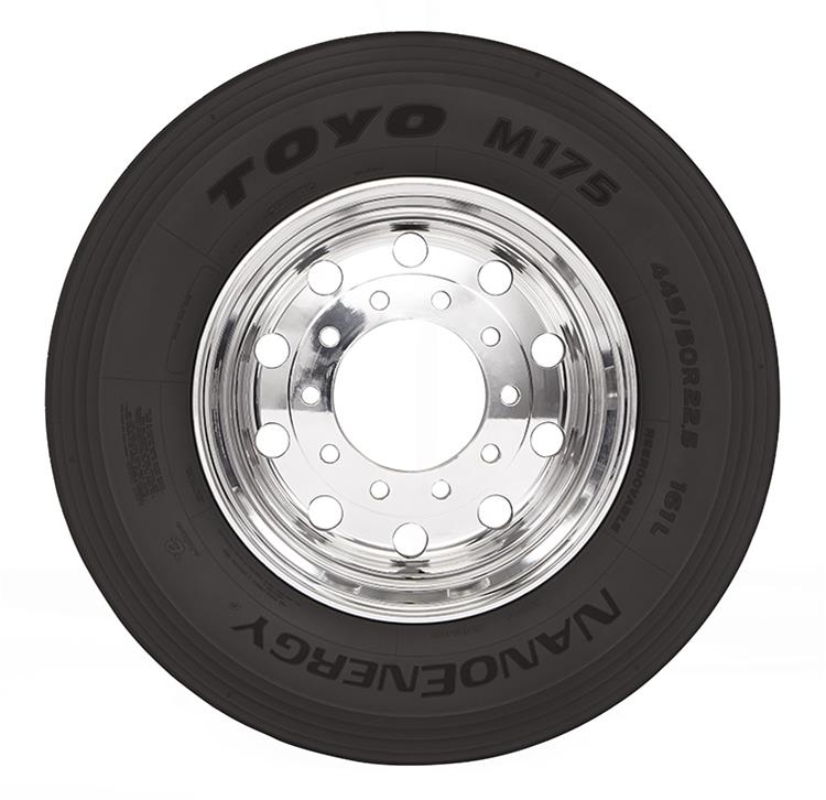 Toyo M175 Tires 445/50-22.5 Tire, M175, 445/50-22.50, Radial, Blackwall, Speed Rating L, Each