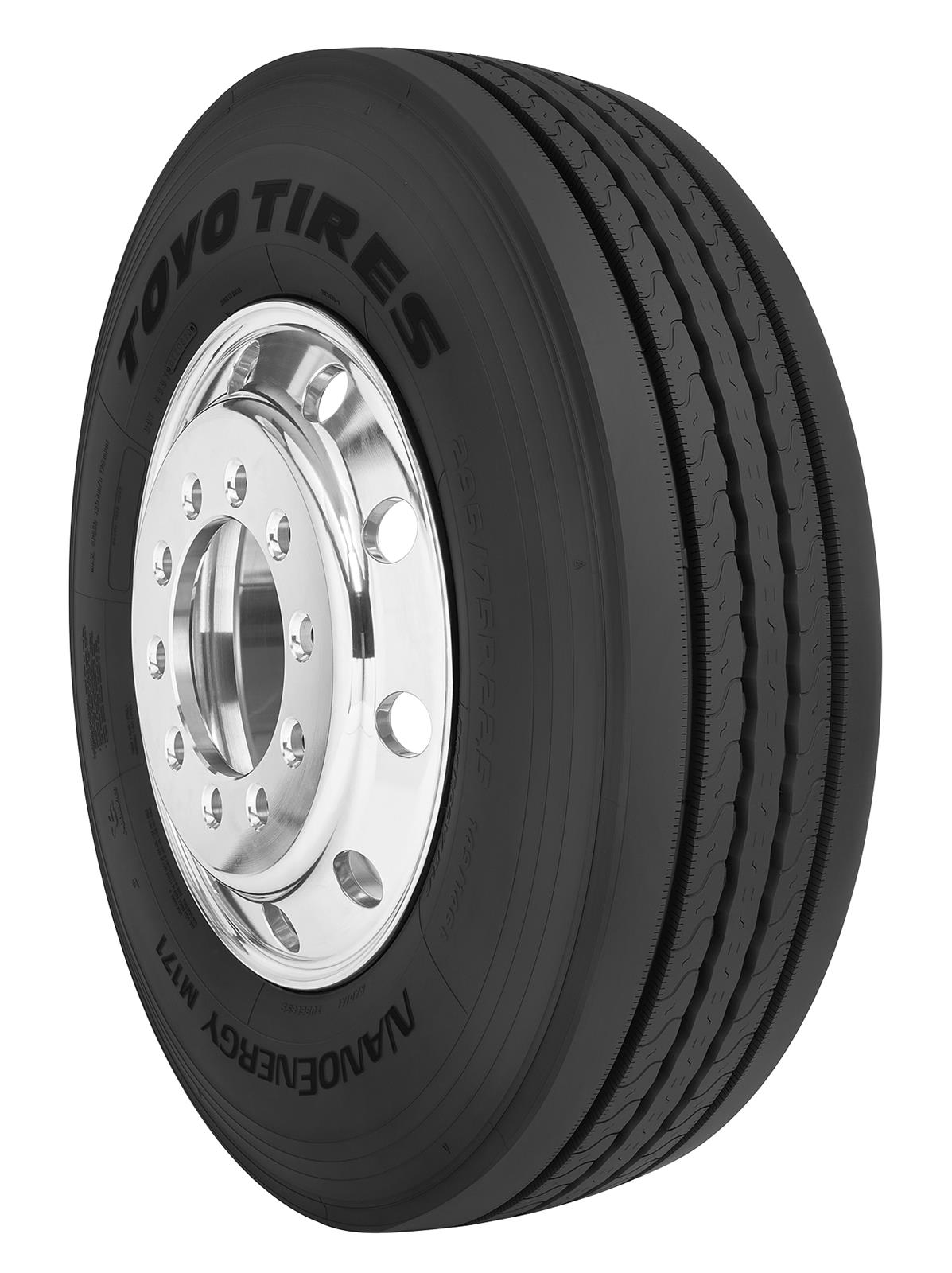Toyo M171 Tires 295/75-22.5 Tire, M171, 295/75-22.50, Radial, Blackwall, Speed Rating L, Each thumbnail 4