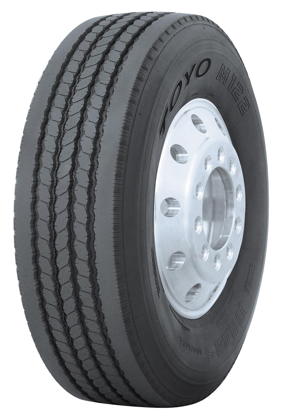 Toyo M122 Tires 11-24.5 Tire, M122, 11R24.50, Radial, Long Haul, Each thumbnail 2
