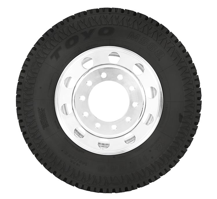 Toyo M588 Tires 11-24.5 Tire, M588, 11R24.50, Radial, Commercial, Each
