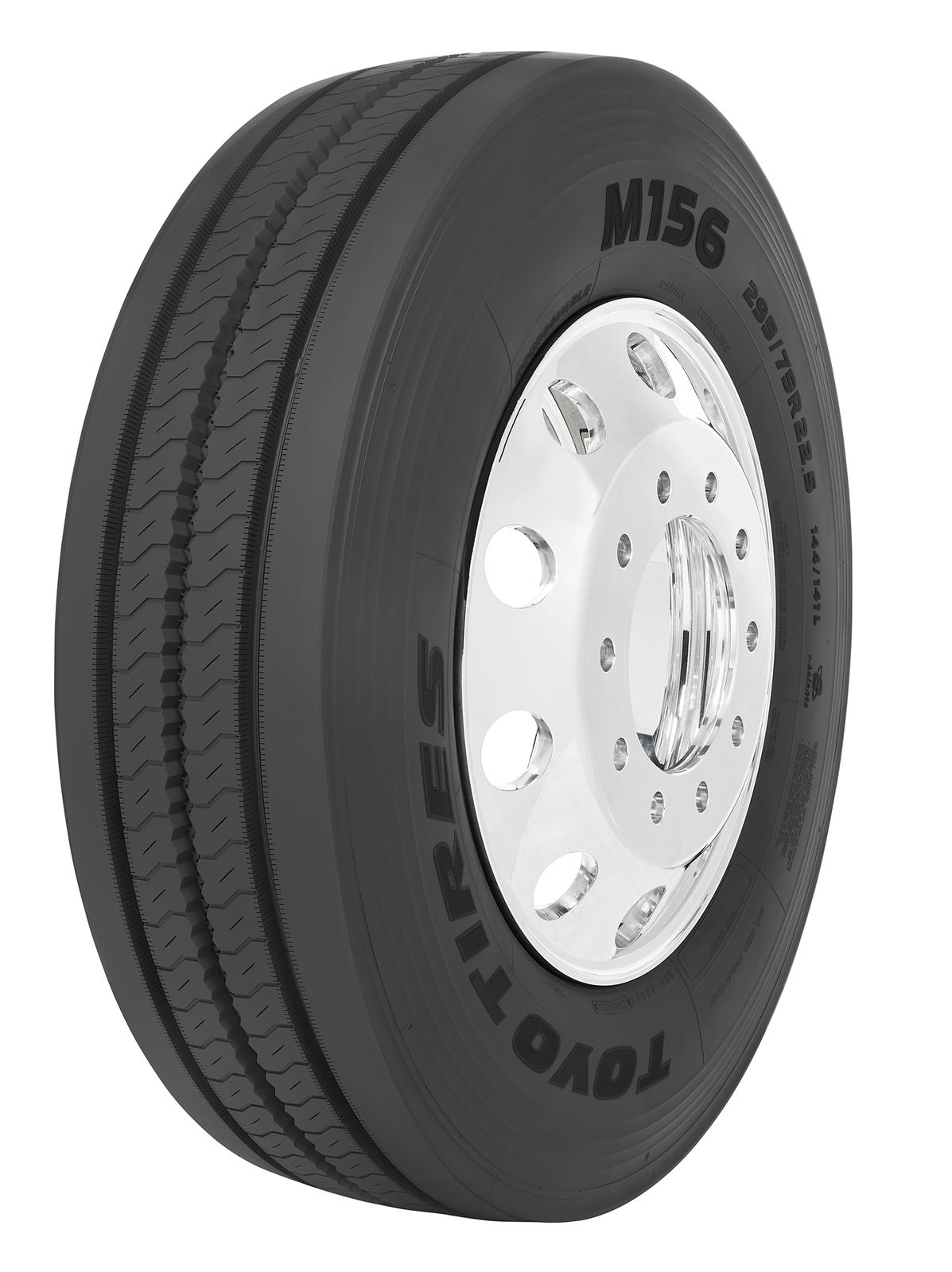 Toyo M156 Tires 285/75R24.5 Tires, M 156, 285/75R24.5, Blackwall, G Load Range, L Speed Rating, 6,175 lb. Load, Each