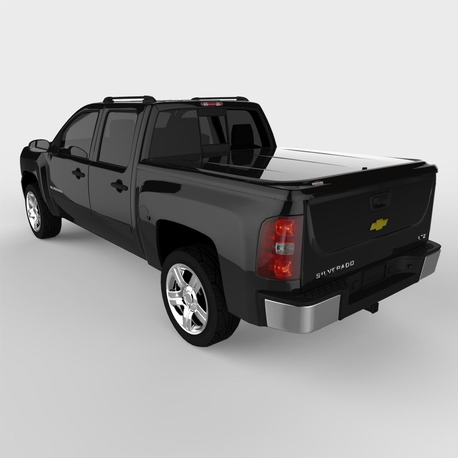 UnderCover 07-13 Chevy Silverado 1500 5.8ft Lux Bed Cover - Black thumbnail 9